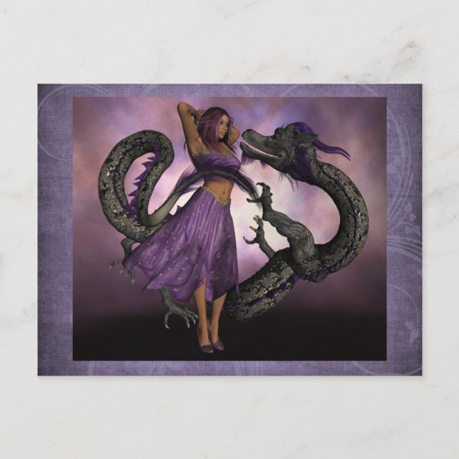 Carte Postale Boisé par le Dragon (Devant)