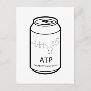 Carte Postale Boisson d'énergie ATP