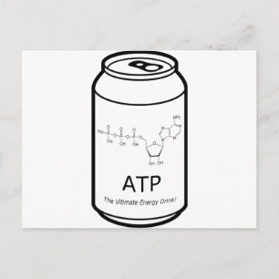 Carte Postale Boisson énergisante ATP