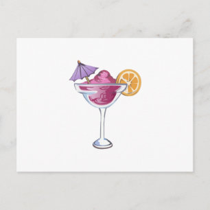 CARTE POSTALE BOISSON GELÉE