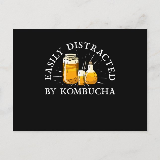 Carte Postale Boisson Kombucha (Devant)