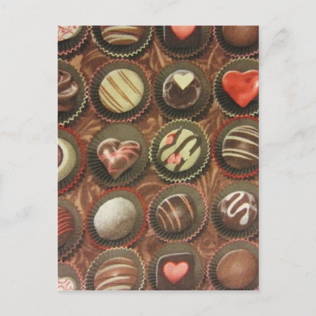 Carte Postale Boîte à chocolat (Devant)