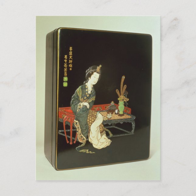 Carte Postale Boîte à écriture de style chinois (Devant)