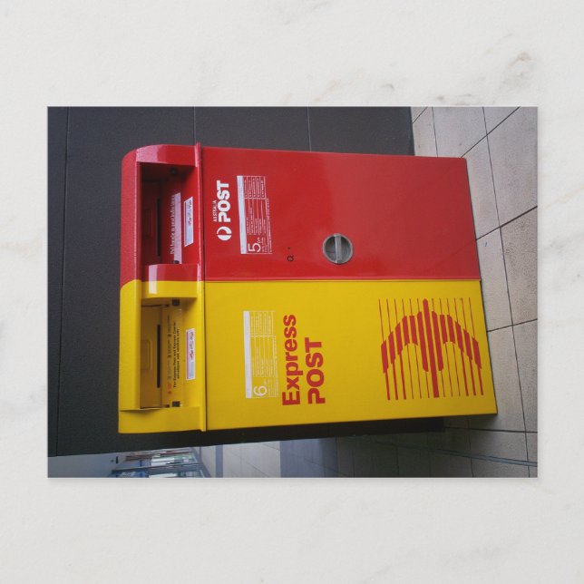 Carte Postale Boîte aux lettres australienne. (Devant)