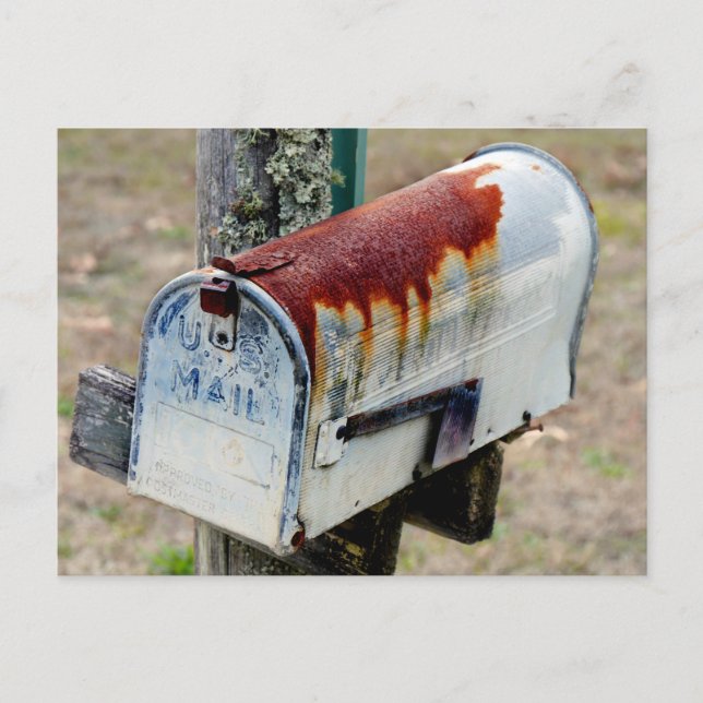 Carte Postale Boîte aux lettres rustique (Devant)
