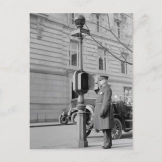 Carte Postale Boîte d'appel de police