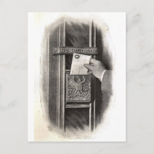 Carte Postale Boîte de messagerie vintage