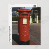 Carte Postale Boîte de Pilier britannique Edward VII (Devant / Derrière)