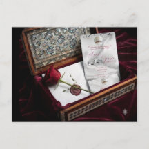 Boîte d'invitation de mariage | Élégante boîte sou