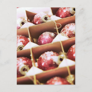 Carte Postale Boîte D'Ornements D'Arbre