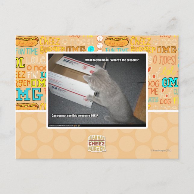 Carte Postale Boîte géniale (Devant)