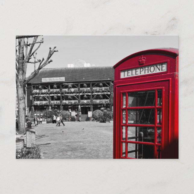 Carte Postale Boîte téléphonique Londres (Devant)