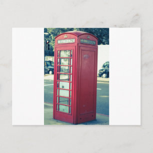 Carte Postale Boîte téléphonique Red London