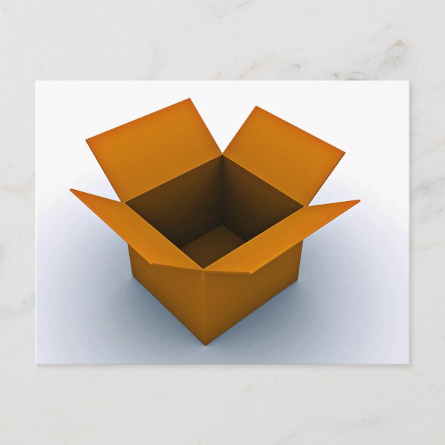 Carte Postale Boîte vide numérique (Devant)