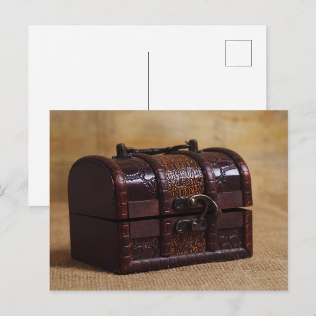 Carte Postale Boîte vintage (Devant / Derrière)