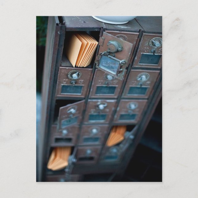 Carte Postale Boîtes aux lettres (Devant)