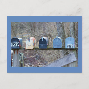Carte Postale Boîtes aux lettres Photo