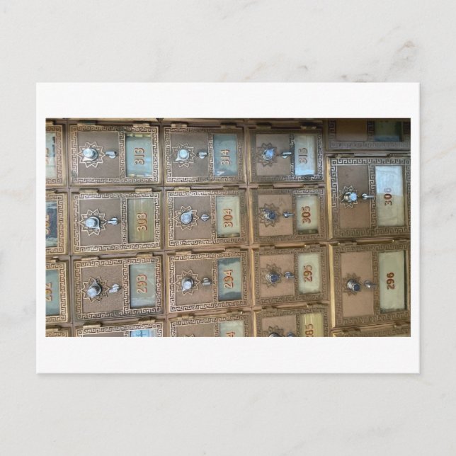 Carte Postale boîtes postales (Devant)