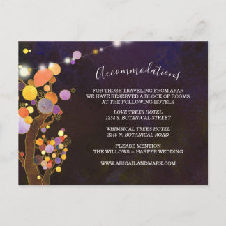 Carte Postale Boîtier d'hébergement Mariage violet profond