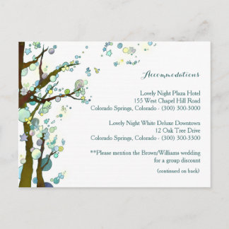 Carte Postale Boîtier Mariage White Tree