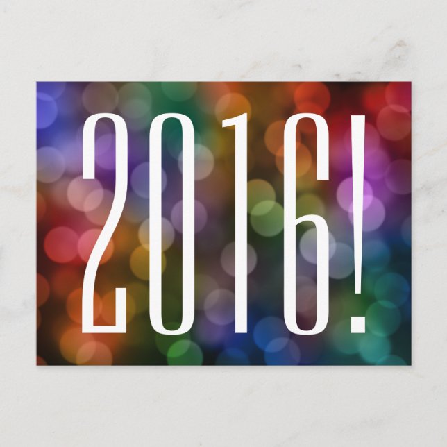 Carte Postale Bokeh 2016 (Devant)