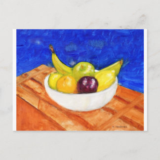 Carte Postale Bol de fruits