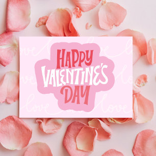 Carte Postale Bold Love Statement Saint Valentin