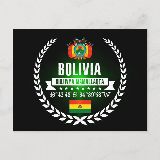 Carte Postale Bolivie (Devant)