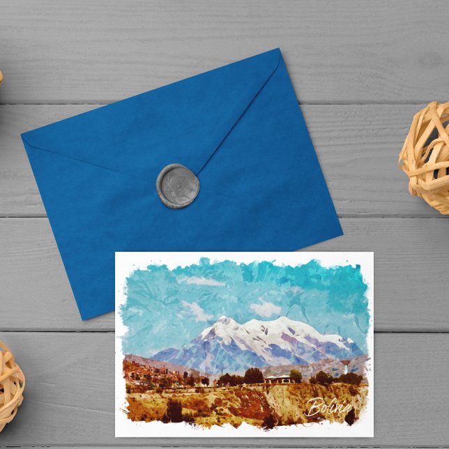 Carte Postale Bolivie Paysage d'Amérique du Sud (bolivia landscape postcard)