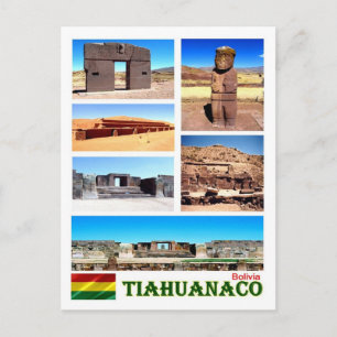 Carte Postale Bolivie - Tiahuanaco - Mosaic -