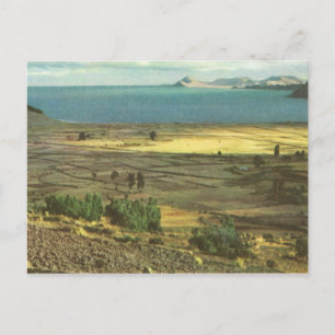 Carte Postale Bolivie vintage, lac Titicaca