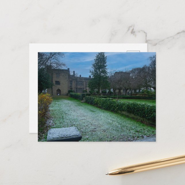Carte Postale Bolling Hall, Bradford (Devant/Arrière en situation)