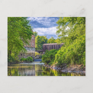 Carte Postale Bollinger Mill Et Burfordville Couvert Bridge
