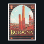 Carte Postale Bologne Italie voyage millésime<br><div class="desc">Bologne Italie voyage vintage Carte postale</div>