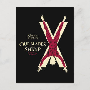 Carte Postale Bolton Sigil - Nos lames sont tranchantes