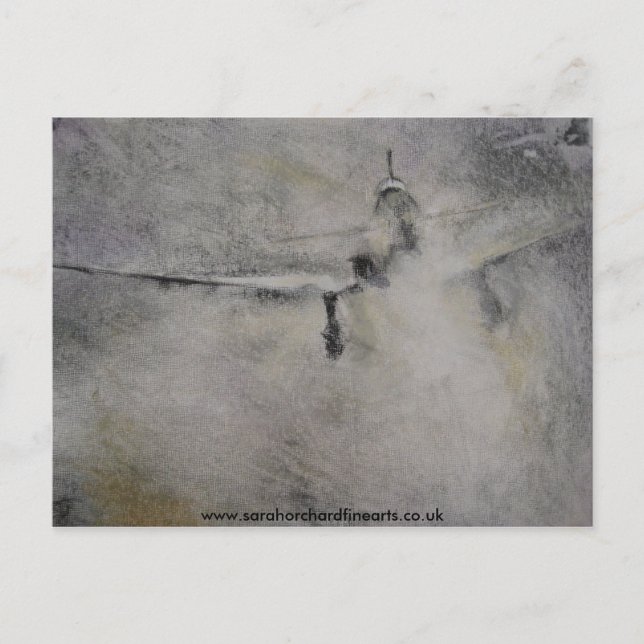 Carte Postale Bombardier en piqué allemand WW2 - chasseur bombar (Devant)