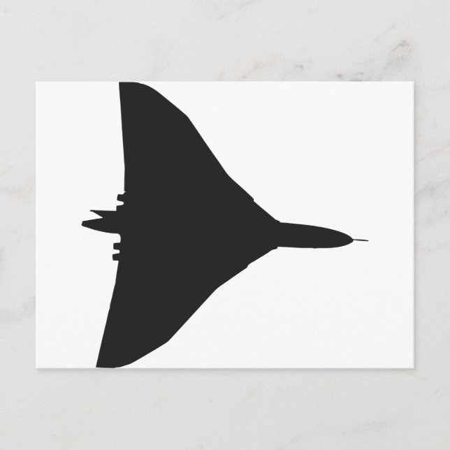 Carte Postale Bombardier Vulcan de la RAF (Devant)