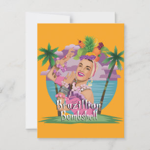 Carte Postale Bombe brésilienne