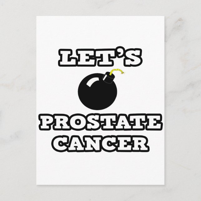 Carte Postale Bombe Cancer de la Prostate (Devant)