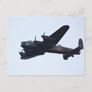Carte Postale Bombe De Lancaster En Vol.