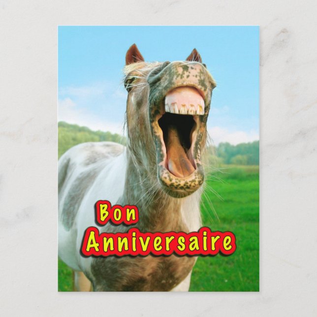Carte Postale Bon anniversaire (Devant)