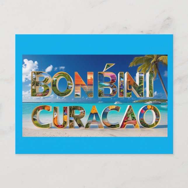 Carte postale Bon bini curacao (Devant)