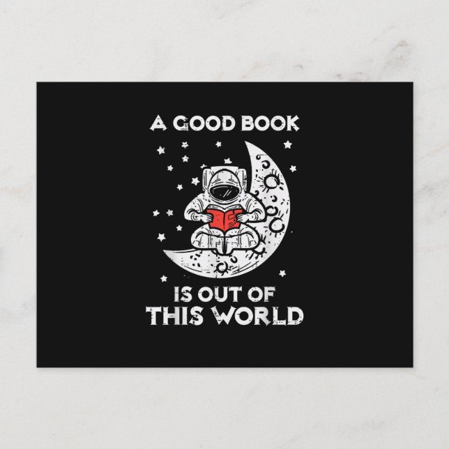 Carte Postale Bon Livre Est Sorti De Ce Monde (Devant)
