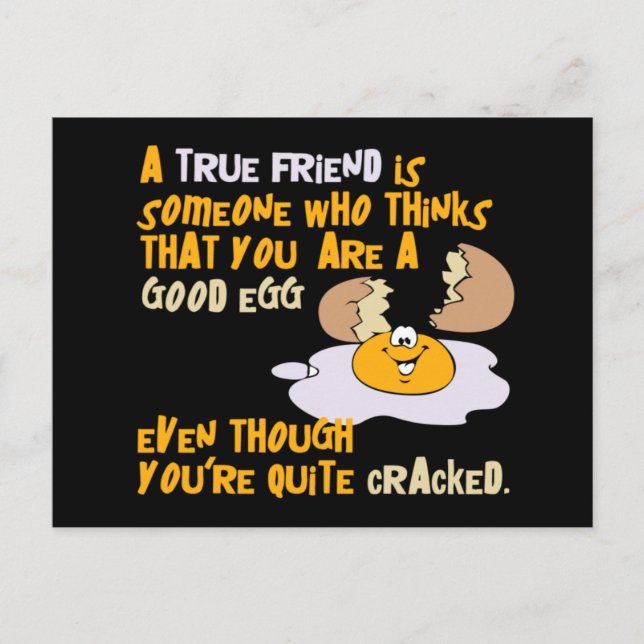 Carte postale bon oeuf (Devant)