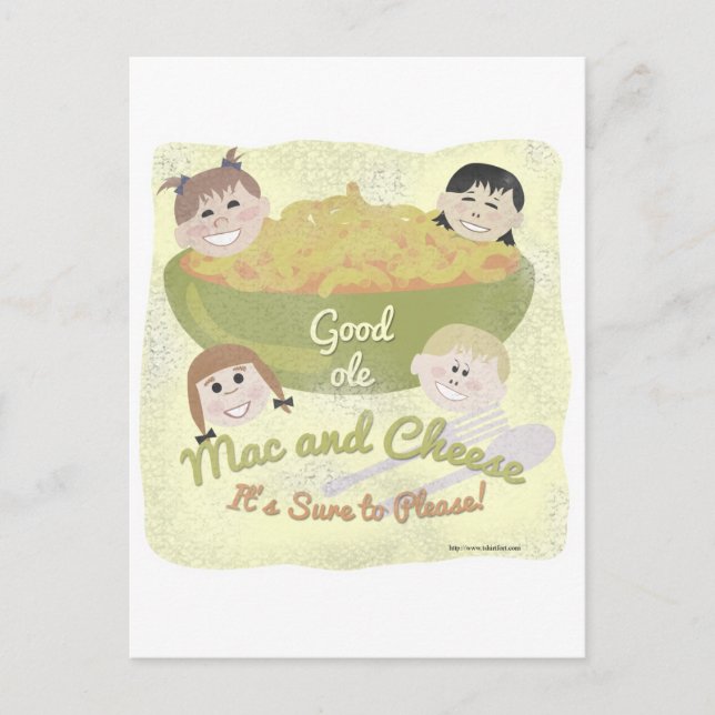 Carte Postale Bon Ole Mac et fromage (Devant)