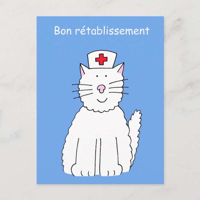 Carte Postale Bon Rétablissement Français Bientôt Bon Rétablisse (Devant)