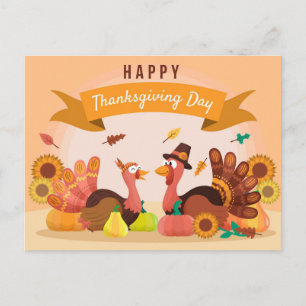 Carte postale bon thanksgiving