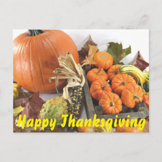 Carte postale bon thanksgiving