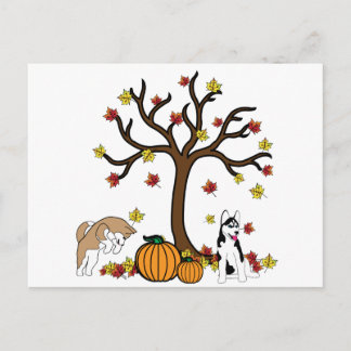 Carte postale bon thanksgiving