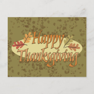 Carte postale bon thanksgiving